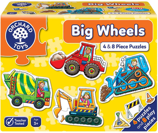 ORCHARD TOYS BIG WHEELS JIGSAW PUZZLE