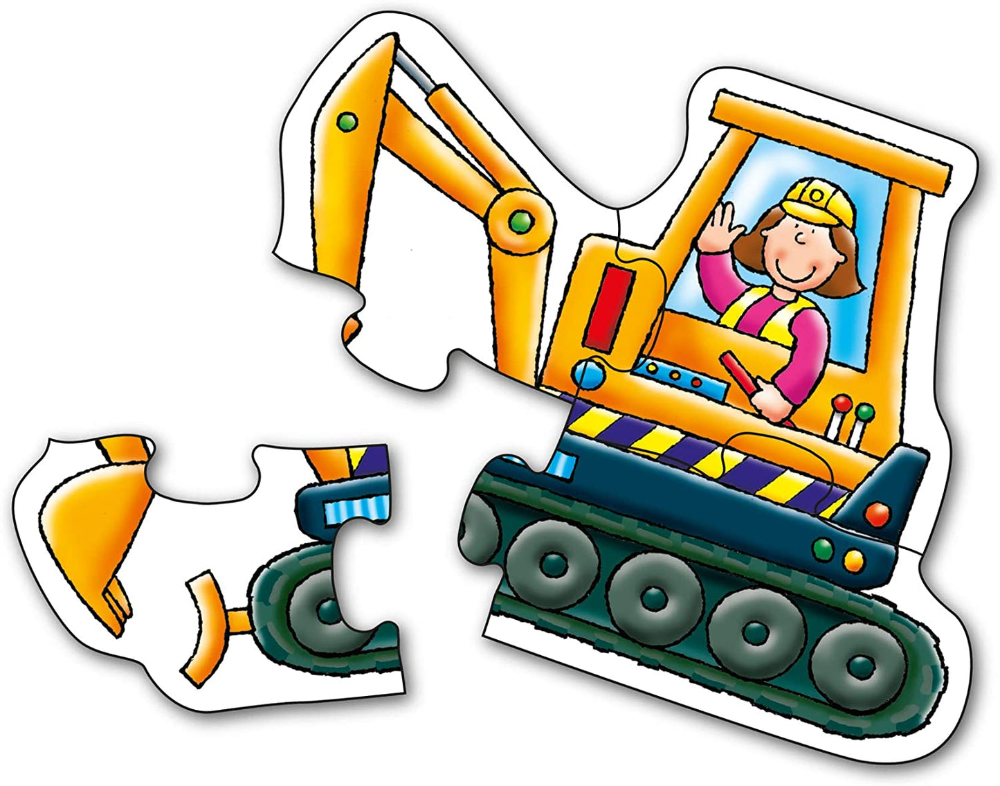 ORCHARD TOYS BIG WHEELS JIGSAW PUZZLE