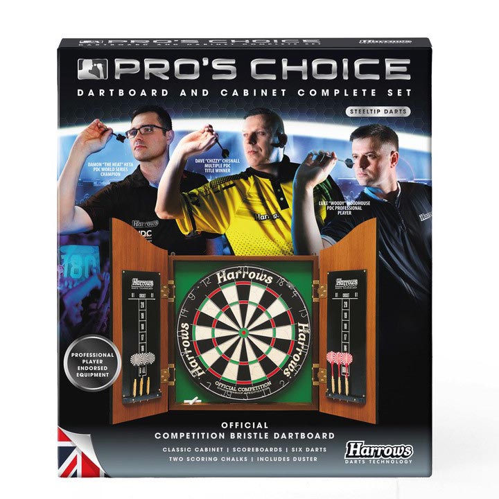 Harrows Pro Dartboard In Case