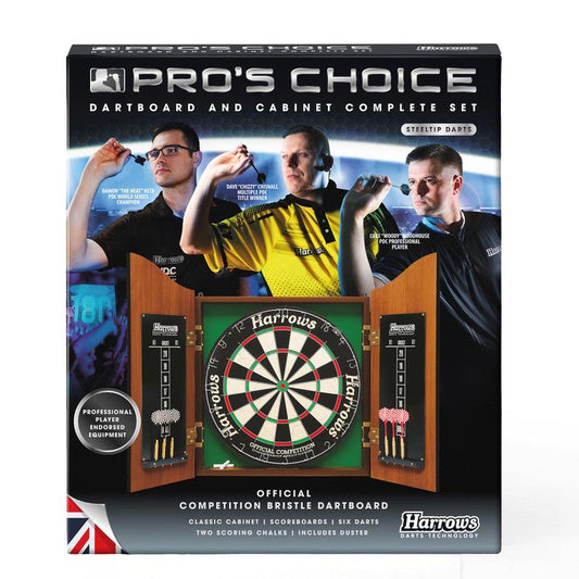 Harrows Pro Dartboard In Case