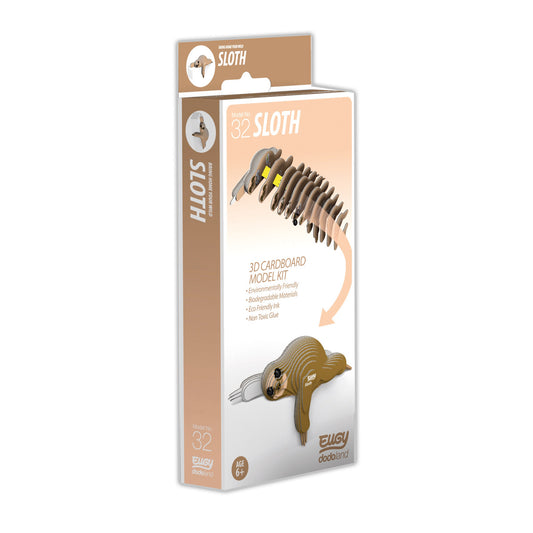 EUGY Sloth 3D Model Craft Kit