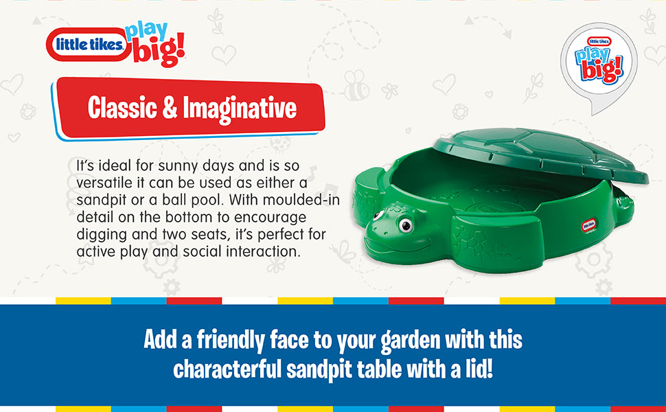 LITTLE TIKES TURTLE SANDBOX