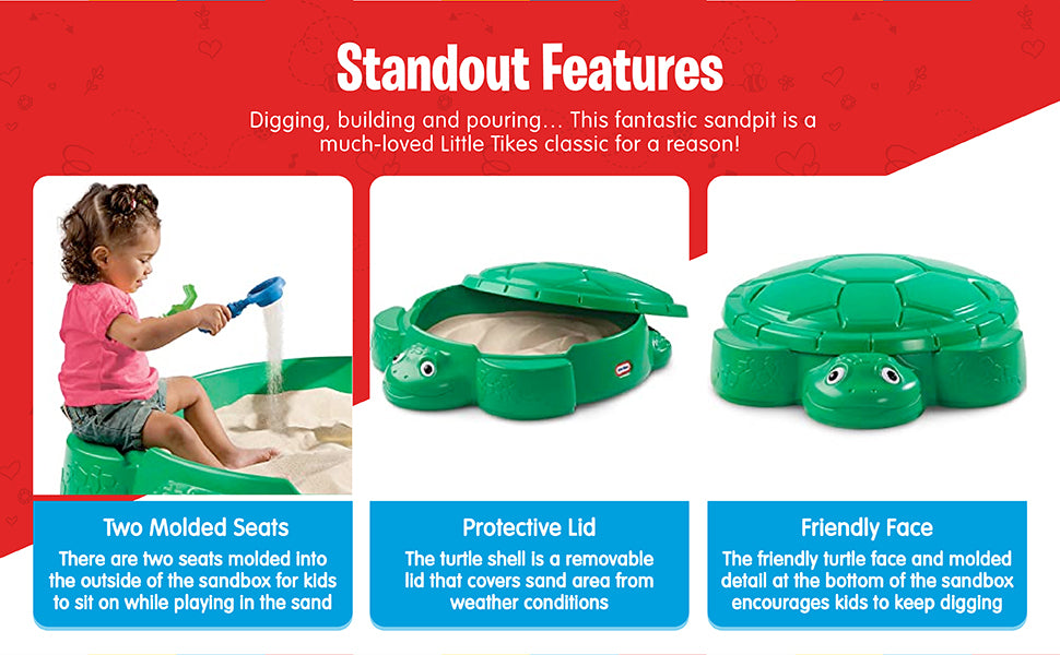 LITTLE TIKES TURTLE SANDBOX