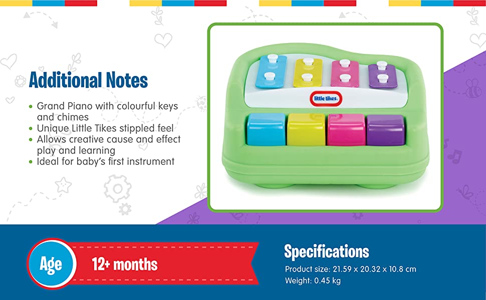 LITTLE TIKES PIANO TAP A TUNE