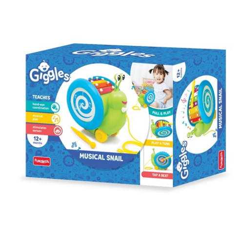 Musical snail toy sales