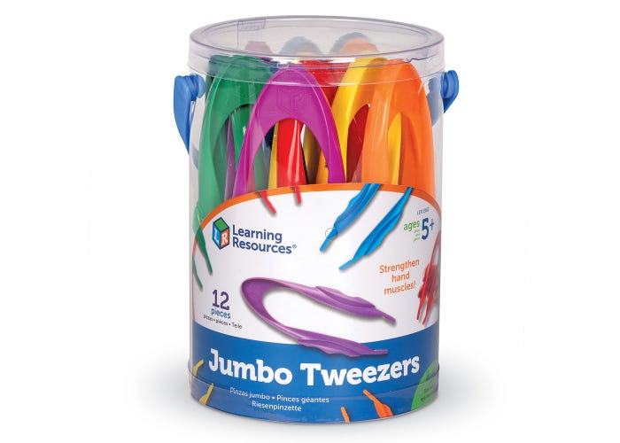 JUMBO TWEEZERS ASSORTED
