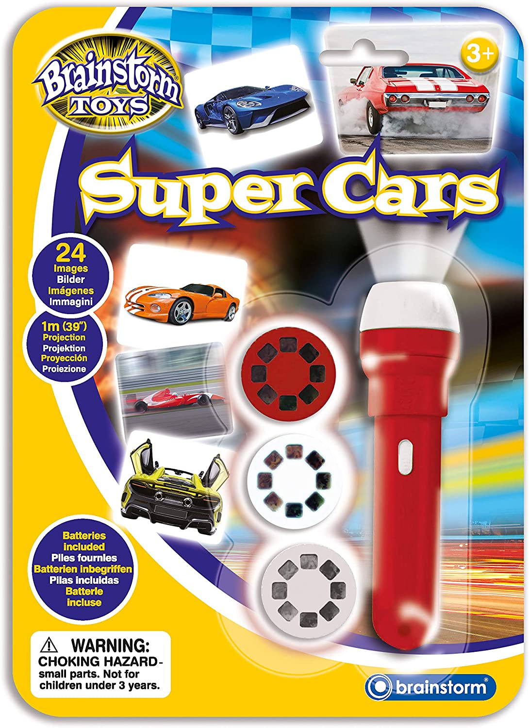 Super Cars Torch and Projector