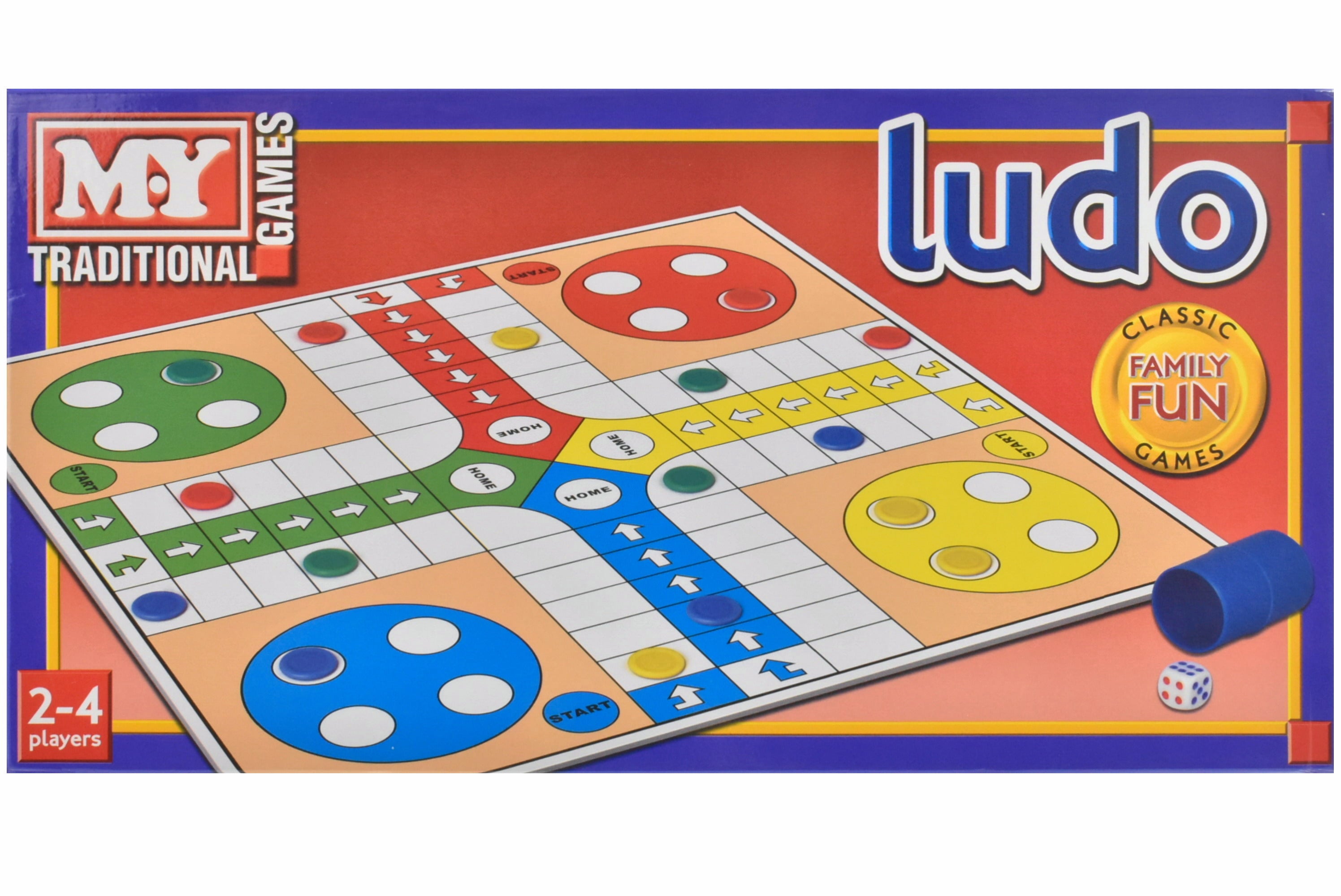 Classic Ludo Game Play Set Family Kids Fun Traditional Board Games