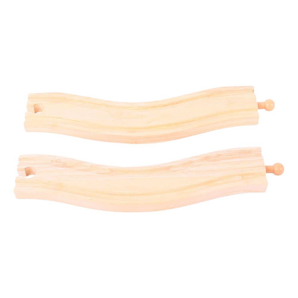 Bigjigs Wooden Wavy Train Track