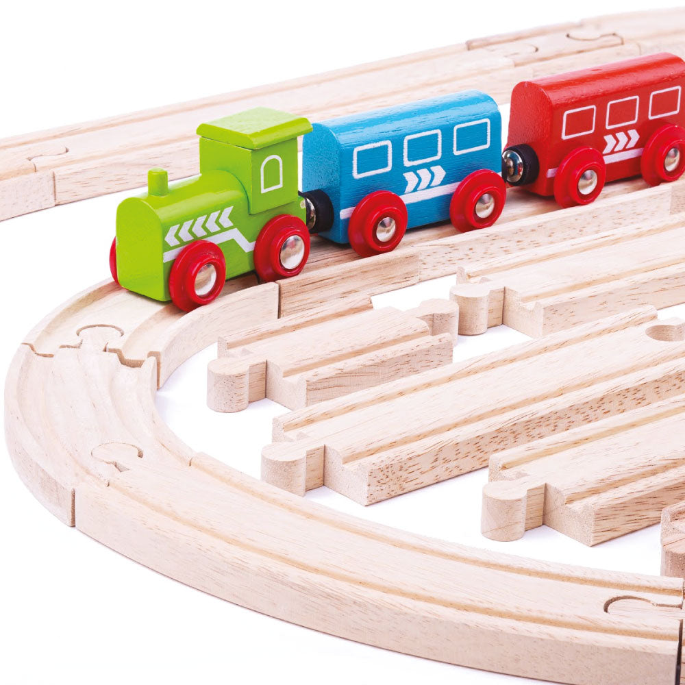 BigJigs Straights & Curves Track Pack