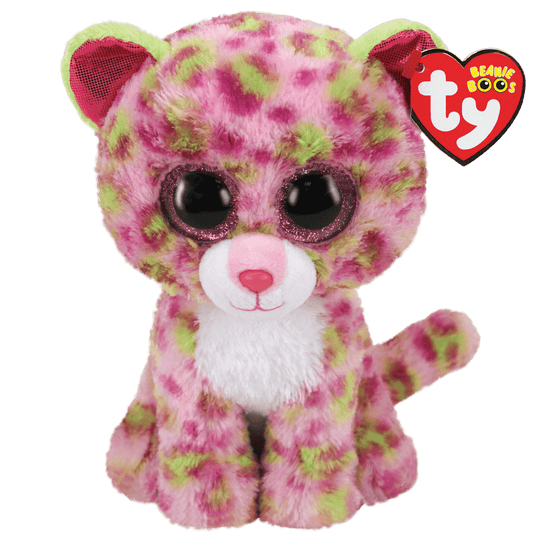TY LAINEY LEOPARD BEANIE BOO 15CM