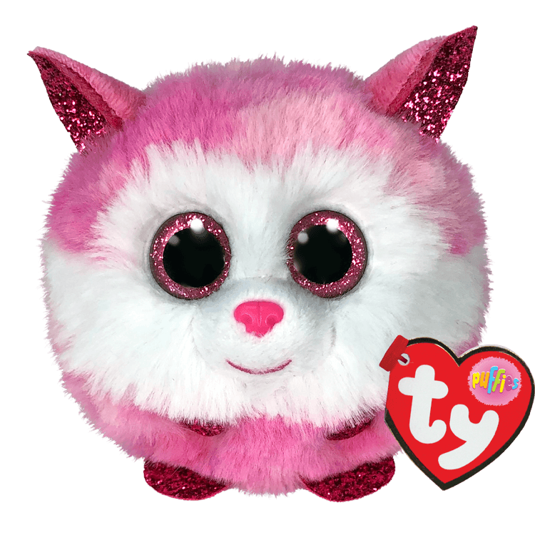 Princess Pink Husky TY Beanie Ball