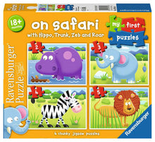 Ravensburger On Safari 2/3/4/5 Pc My First Jigsaw Puzzles