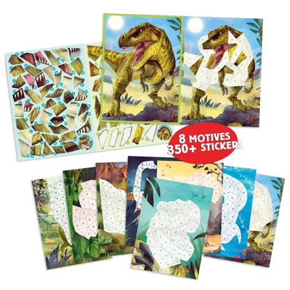 Dino World Number Sticker