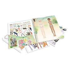 Top Model Dress Me Up Stickerbook Safari