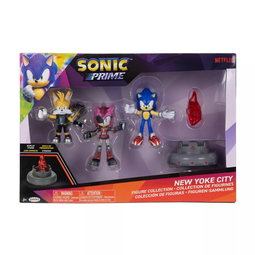 Sonic Prime New Yoke City Figure Pack