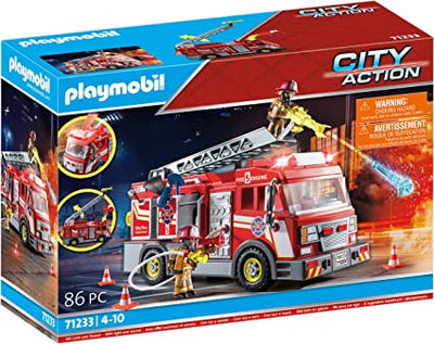 Playmobil 71233 Fire Truck with Flashing Light