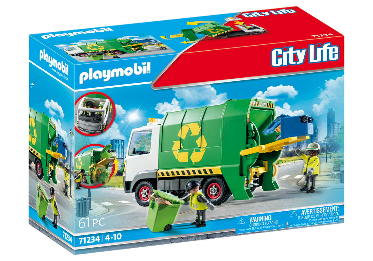 Playmobil 71234 City Glass Recycling Truck