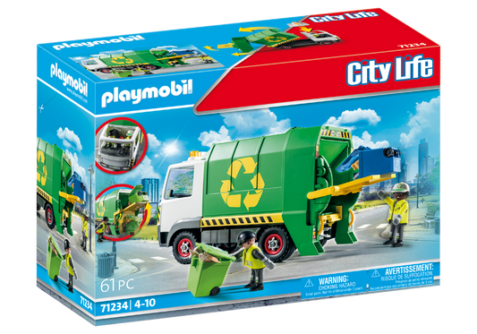 Playmobil 71234 City Glass Recycling Truck