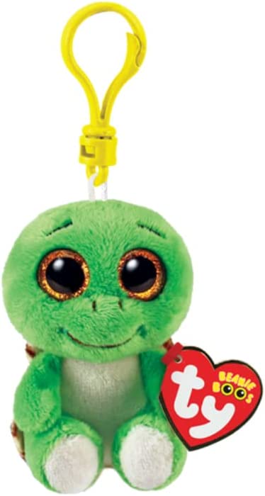 TY Turbo Turtle Beanie Boo Keyclip