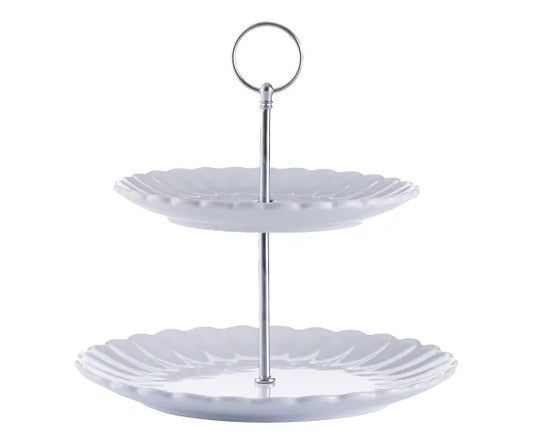 2 Tier Cake Stand Luxe