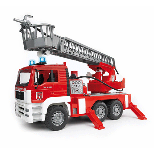 Bruder Man Fire Engine With Lights & Sound