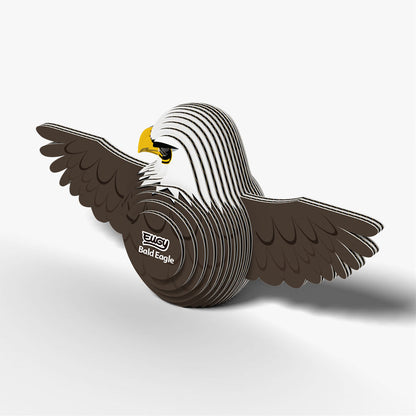 Eugy Bald Eagle 3D Model Craft Kit