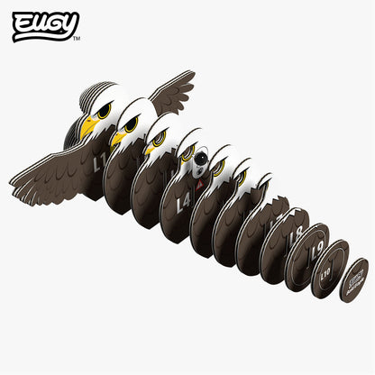 Eugy Bald Eagle 3D Model Craft Kit