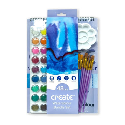 Create Watercolour Bundle 49pcs