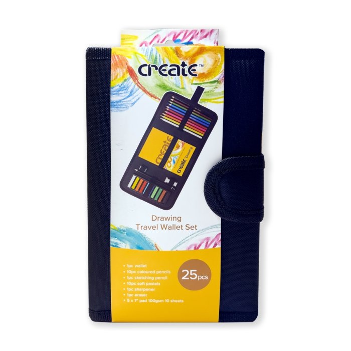 Create Drawing Travel Set 25pc