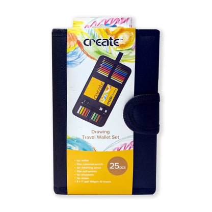 Create Drawing Travel Set 25pc
