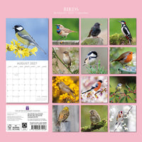 2027 Calendar Birds