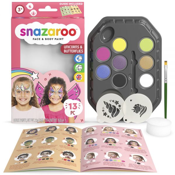 Snazaroo Unicorns & Butterflies Face Painting Kit