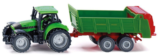 Siku Tractor & Universal Manure Spreader 1:87 Scale