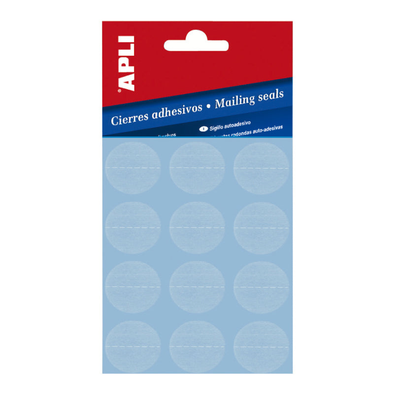 Apli Clear Seals 25mm 120pk