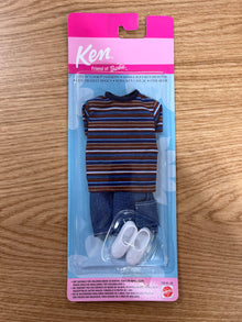 Ken Vintage Fashion Stripey Short & Jean Shorts