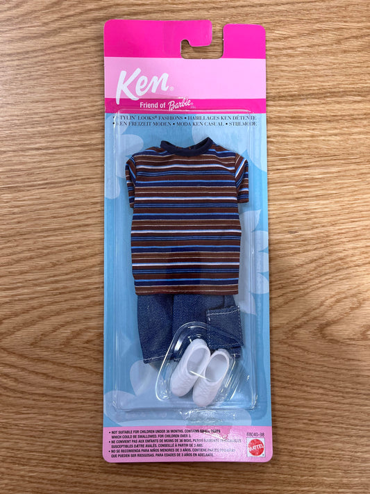 Ken Vintage Fashion Stripey Short & Jean Shorts