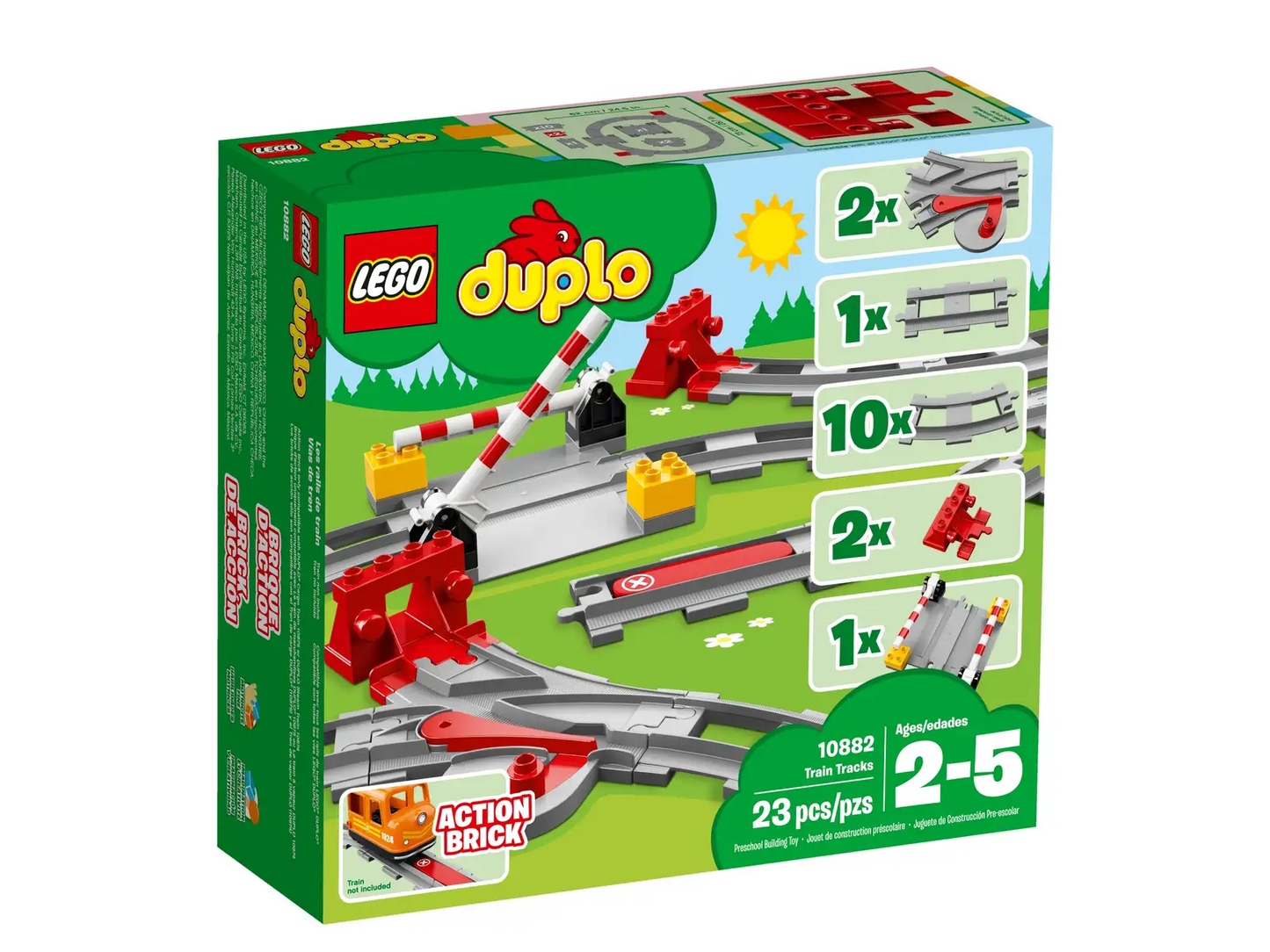 Lego train set track sale