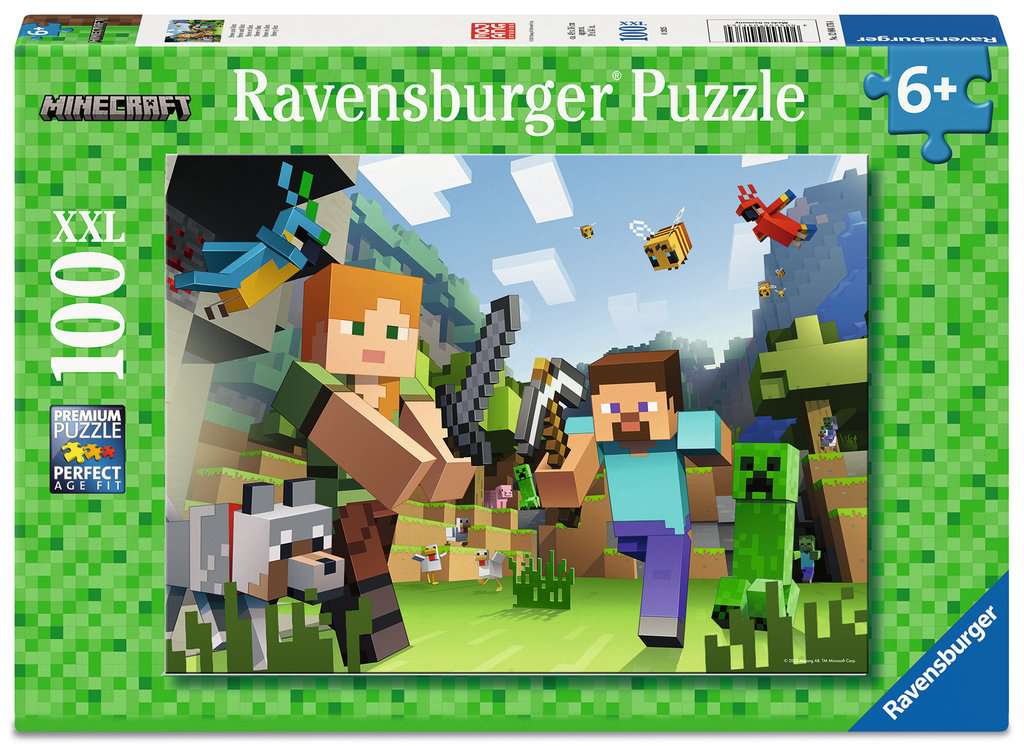 Ravensburger Minecraft 100 Piece XXL Jigsaw Puzzle
