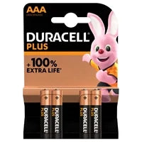 Duracell Plus Battery AAA 4pk