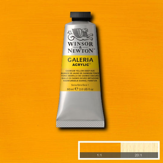 Winsor & Newton Galeria Acrylic 60ml Cadmium Yellow Deep