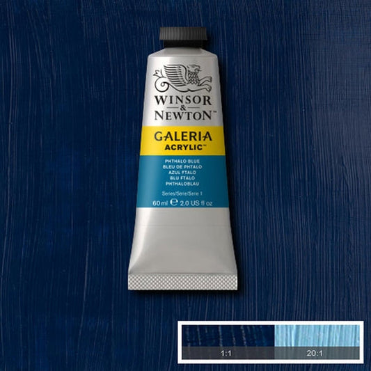 Winsor & Newton Galeria Acrylic 60ml Phthalo Blue