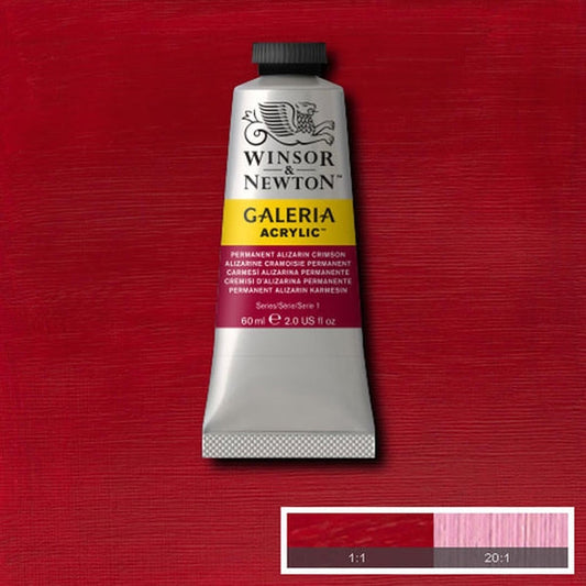 Winsor & Newton Galeria Acrylic 60ml Permanent Alizarin Crimson