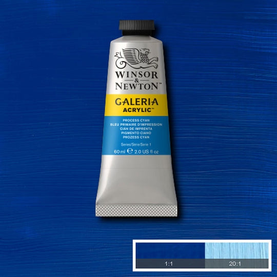 Winsor & Newton Galeria Acrylic 60ml Process Cyan