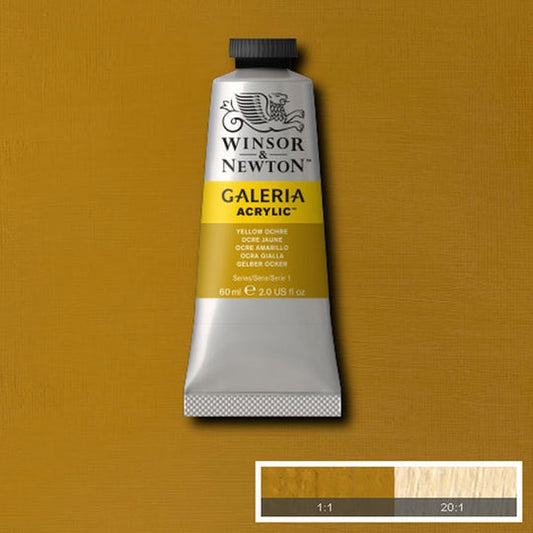 Winsor & Newton Galeria Acrylic 60ml Yellow Ochre