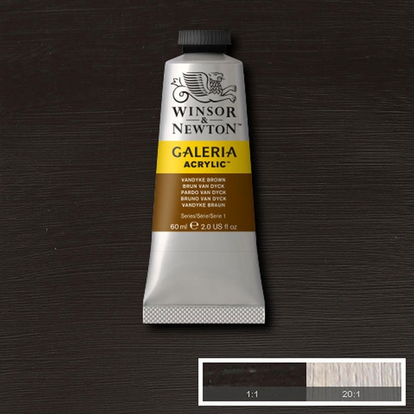 Winsor & Newton Galeria Acrylic 60ml Vandyke Brown