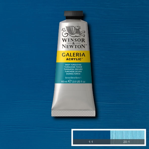 Winsor & Newton Galeria Acrylic 60ml Turquoise Deep