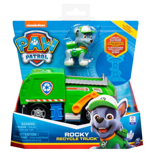 Paw Patrol Rocky Recycle Truck Basic Vehicle With Pup