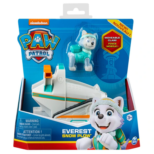 Paw Patrol Everest Snow Plough Basic Vehicle With Pup