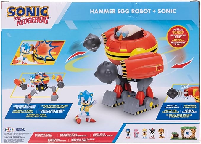 Sonic 2 Giant Eggman Robot Battle Playset